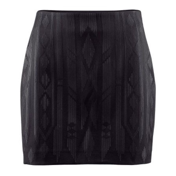 Black Sequin Mini Skirt - Picture 1 of 13